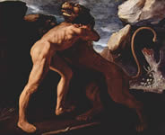 Hercules y el leon de nemea